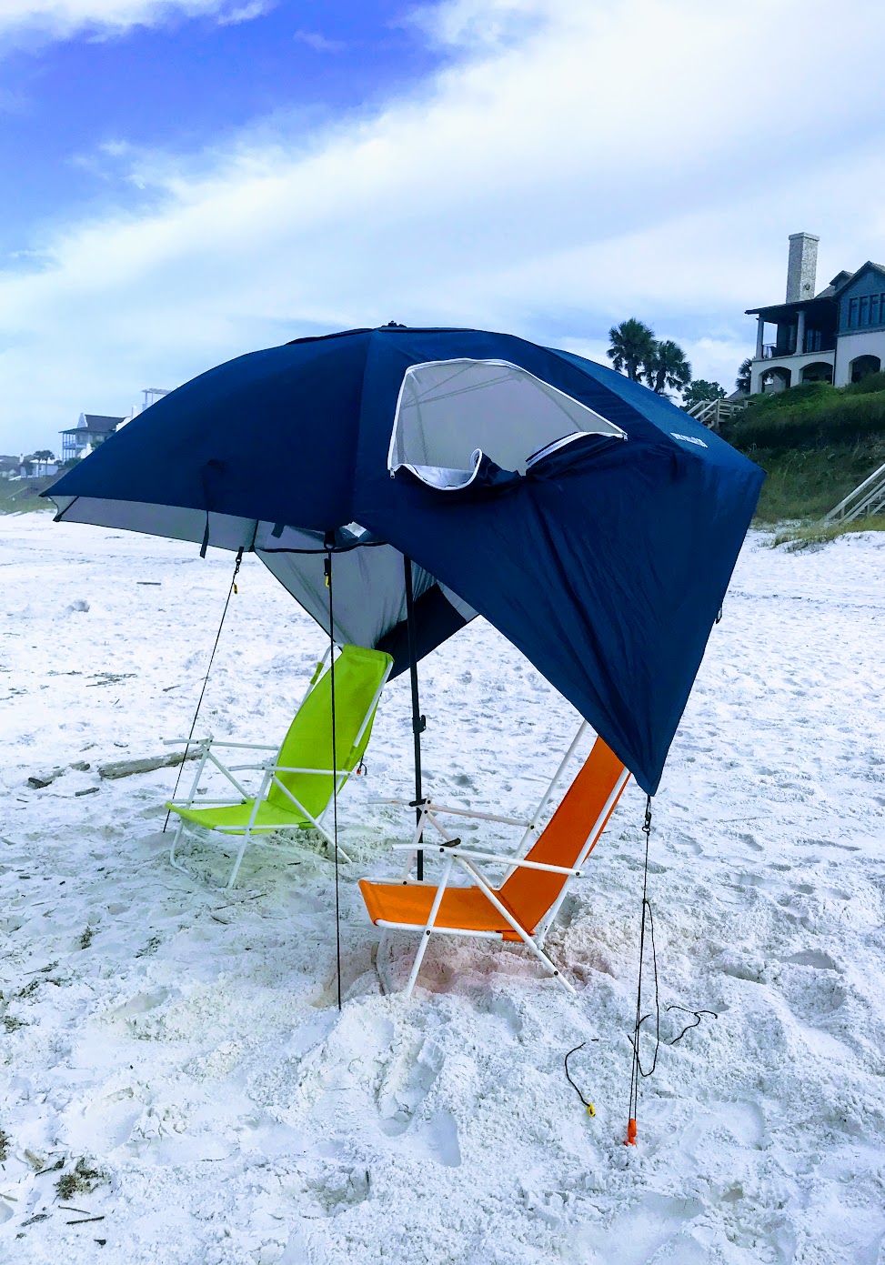beach umbrella tent